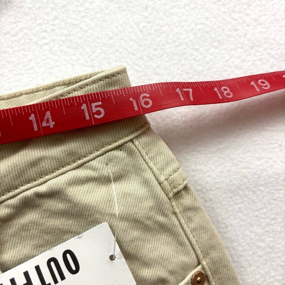 NWT Abrand Bone Color “94” Highrise Power Stretch Wide Leg Ankle Pants (14/32) - Picture 13 of 16